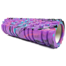 Массажный роллер EasyFit Grid Roller Multi 30 см фиолетовый (EF-20161-V)