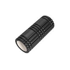 Массажный ролик EasyFit Grid Roller 33 см v.1.0 Черный (EF-2019-B)