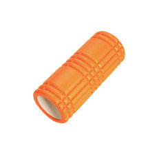 Массажный ролик EasyFit Grid Roller 33 см v.1.0 Оранжевый (EF-2019-O)