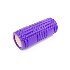 Массажный ролик EasyFit Grid Roller 33 см v.1.0 Фиолетовый (EF-2019-V)