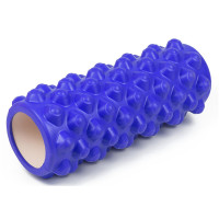 Масажний ролик EasyFit Grid Roller Extreme 33 см Синій (EF-2023-BL)