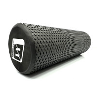 Масажний ролик EasyFit Foam Roller 45 см Чорний (EF-2030-BK)