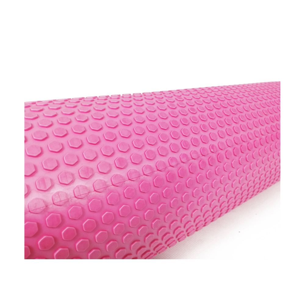 Масажний ролик EasyFit Foam Roller 45 см Рожевий (EF-2030-P)