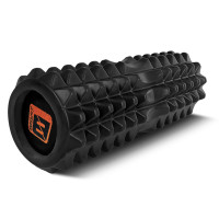 Массажный ролик EasyFit Solid Roller v.1.2s 33х13 см черный (EF-2052-BK)