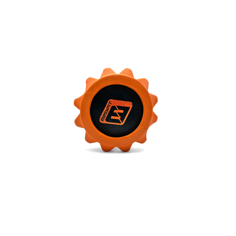 Масажний ролик EasyFit Solid Roller v.1.2s 33х13 см помаранчевий (EF-2052-OR)