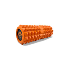Массажный ролик EasyFit Solid Roller v.1.2s 33х13 см оранжевый (EF-2052-OR)