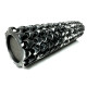 Масажний ролик EasyFit Plexus 45 см Чорно-білий (EF-3341-3-BW)