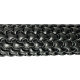 Масажний ролик EasyFit Plexus 45 см Чорний (EF-3341-3-Bk)