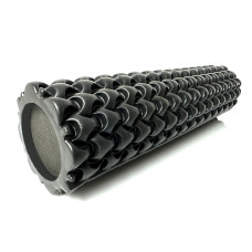 Массажный ролик EasyFit Plexus 45 см Черный (EF-3341-3-Bk)