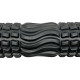 Масажний ролик EasyFit Wavyspines 33 см Чорний (EF-3701-Bk)