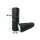 Масажний ролик EasyFit Wavyspines 33 см Чорний (EF-3701-Bk)