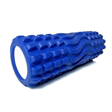 Массажный ролик EasyFit Wavyspines 33 см Синий (EF-3701-Bl)