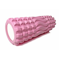 Масажний ролик EasyFit Wavyspines 33 см Рожевий (EF-3701-P)