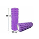 Масажний ролик EasyFit Wavyspines 33 см Фіолетовий (EF-3701-V)