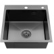 Кухонна мийка Kroner KRP Schwarze - 5050HM PVD (3,0/1,0 мм) CV022793
