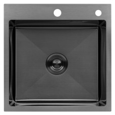 Кухонная мойка Kroner KRP Schwarze - 5050HM PVD (3,0/1,0 мм) (CV022793)