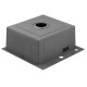 Кухонна мийка Kroner KRP Schwarze - 5050HM PVD (3,0/1,0 мм) CV022793