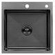 Кухонна мийка Kroner KRP Schwarze - 5050HM PVD (3,0/1,0 мм) CV022793
