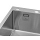 Кухонная мойка Kroner KRP Gebürstet - 7849LHM (3,0/1,0 мм) CV025275