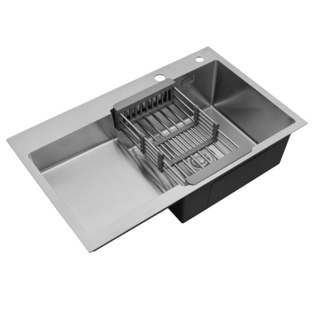 Кухонная мойка Kroner KRP Gebürstet - 7848RHM (3,0/1,0 мм) CV030022