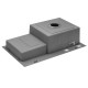 Кухонная мойка Kroner KRP Gebürstet - 7848RHM (3,0/1,0 мм) CV030022