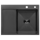 Кухонная мойка Kroner KRP Schwarze - 6350RHM PVD (3.0/1.0 мм) (CV031323)