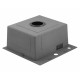 Кухонна мийка Kroner KRP Schwarze - 4545HM PVD (3.0/1.0 мм) (CV033856)