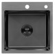 Кухонна мийка Kroner KRP Schwarze - 4545HM PVD (3.0/1.0 мм) (CV033856)