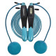 Скакалка для бокса EasyFit TwinRope 2,8 м черно-зеленый (EF-1909-GN)