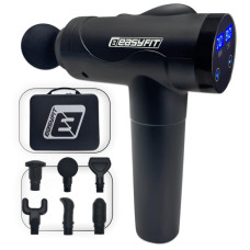 Перкуссионный массажер для спины EasyFit Vibe 6 насадок, 30 режимов (EF-2072)