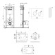 Набор Qtap Nest 4 в 1 подвесной унитаз Gemini Ultra Quiet 530х365х373 + комплект установки QT2533076EUQMB46168
