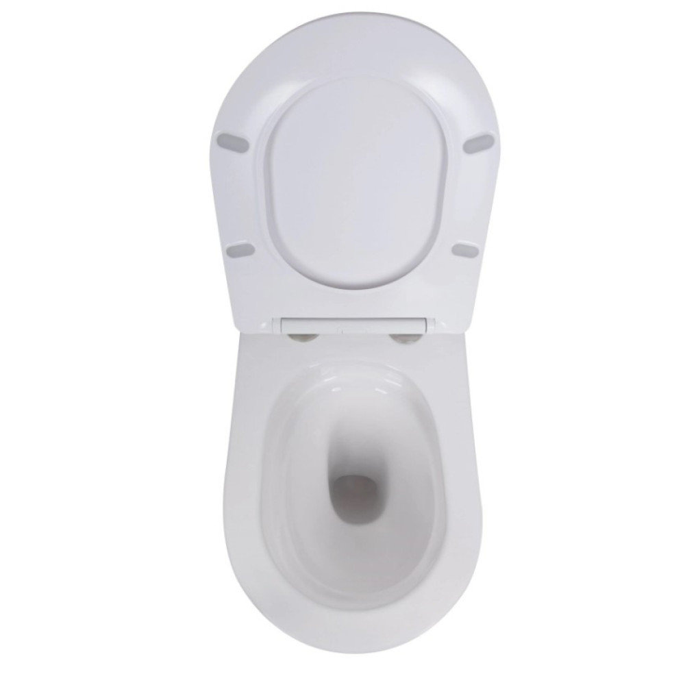 Набор Qtap Nest 4 в 1 подвесной унитаз Robin 520x365x365 + комплект инсталляции QT13332381AW47498