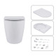 Набор Qtap Nest 4 в 1 подвесной унитаз Robin 520x365x365 + комплект инсталляции QT13332381AW47498