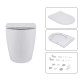 Набор Qtap Nest 4 в 1 подвесной унитаз Robin Ultra Quiet 520x365x365 + комплект инсталляции QT13332381AW47500