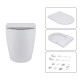 Набор Qtap Nest 4 в 1 подвесной унитаз Robin Ultra Quiet 520x365x365 + комплект установки QT13332381AW47501