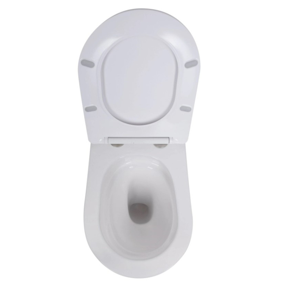 Набор Qtap Nest 4 в 1 подвесной унитаз Robin Ultra Quiet 520x365x365 + комплект установки QT13332381AW47503