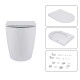 Набір Qtap Nest 4 в 1 підвісний унітаз Robin Ultra Quiet 520x365x365 + комплект інсталяції QT13332381AW47504