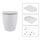Набор Qtap Nest 4 в 1 подвесной унитаз Robin Ultra Quiet 520x365x365 + комплект установки QT13332381AW47505
