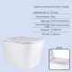 Набір Qtap Nest 4 в 1 підвісний унітаз Tern Ultra Quiet 525x345x360 + комплект інсталяції QT17332303AW47506