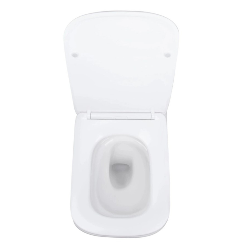 Набір Qtap Nest 4 в 1 підвісний унітаз Tern Ultra Quiet 525x345x360 + комплект інсталяції QT17332303AW47506