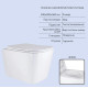 Набор Qtap Nest 4 в 1 подвесной унитаз Tern Ultra Quiet 525x345x360 + комплект установки QT17332303AW47507