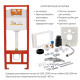 Набор Qtap Nest 4 в 1 подвесной унитаз Tern Ultra Quiet 525x345x360 + комплект установки QT17332303AW47507