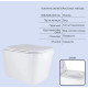 Набор Qtap Nest 4 в 1 подвесной унитаз Tern Ultra Quiet 525x345x360 + комплект установки QT17332303AW47509
