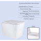 Набор Qtap Nest 4 в 1 подвесной унитаз Tern Ultra Quiet 525x345x360 + комплект установки QT17332303AW47510