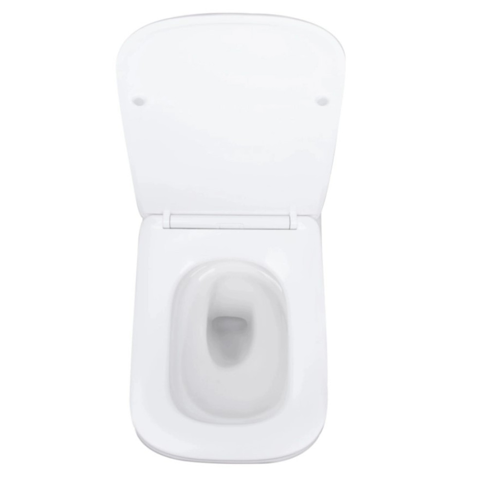 Набор Qtap Nest 4 в 1 подвесной унитаз Tern Ultra Quiet 525x345x360 + комплект установки QT17332303AW47511