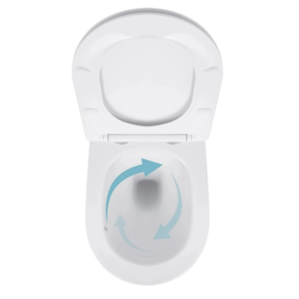 Набор Qtap Nest 4 в 1 подвесной унитаз Jay Ultra Quiet 520x360x320 + комплект установки QT07335175W48180