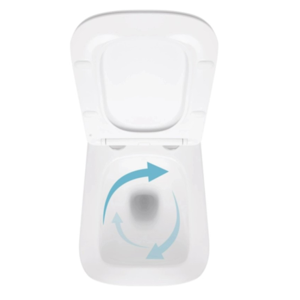 Набір Qtap Nest 4 в 1 підвісний унітаз Crow Ultra Quiet 520x360x290 + комплект інсталяції QT05335172W48181