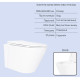 Набір Qtap Nest 4 в 1 підвісний унітаз Swan Ultra Quiet 520x360x320 + комплект інсталяції QT16335180W48197