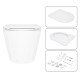 Набір Qtap Nest 4 в 1 підвісний унітаз Swan Ultra Quiet 520x360x320 + комплект інсталяції QT16335180W48197