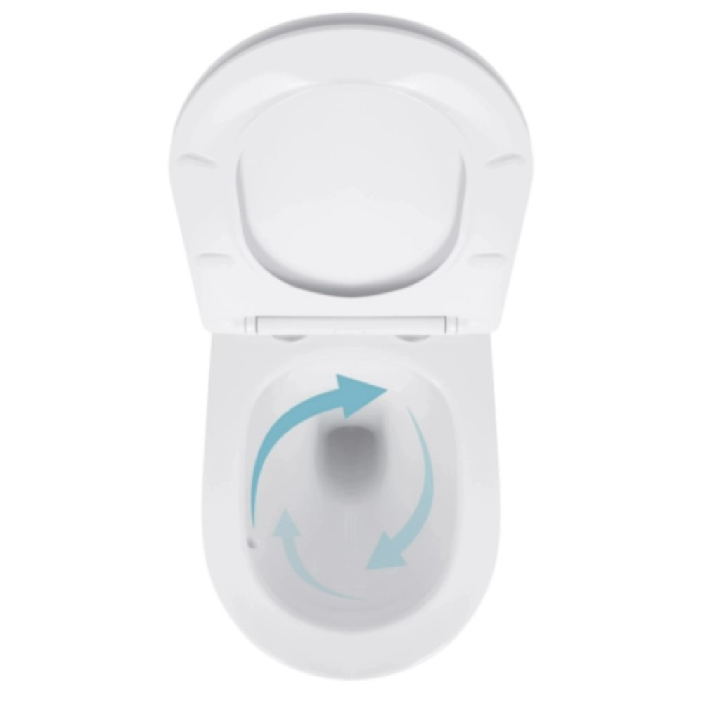 Набор Qtap Nest 4 в 1 подвесной унитаз Jay Ultra Quiet 520x360x320 + комплект установки QT07335175W48198